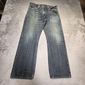 Levis 514 Jeans Mens 33x29 Blue‎ Medium Wash Straight Leg Denim Casual Pants